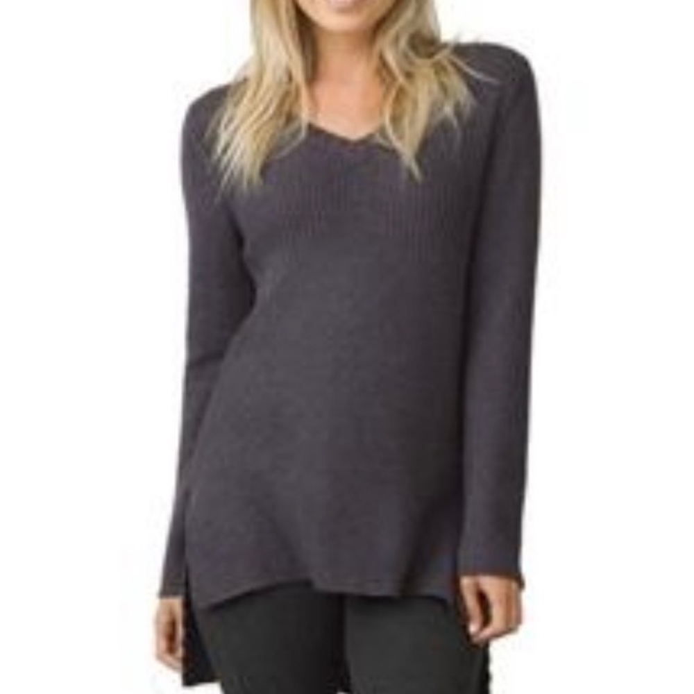 Prana Deedra Sweater Tunic Mixed Knit